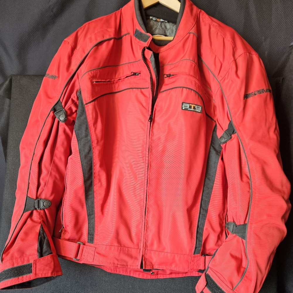 Fieldsheer Balistic Nylon Large Motorcycle Jacket with‎ Liner Mens Size 2XL